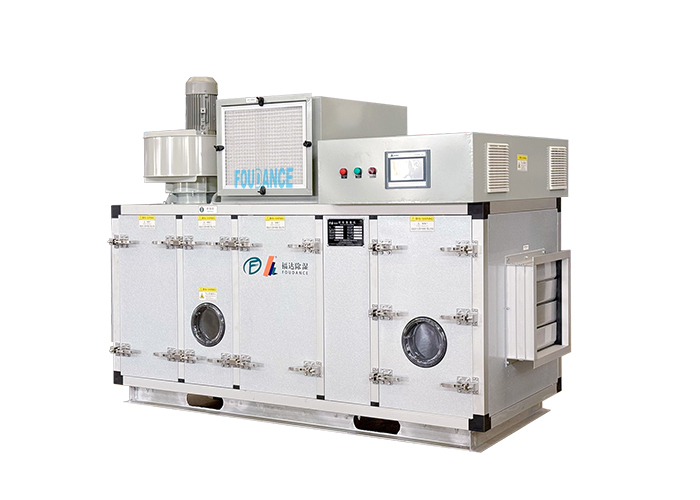 3000CMH Fully Automatic PLC Control Industrial Desiccant Rotor Dehumidifier with HMI