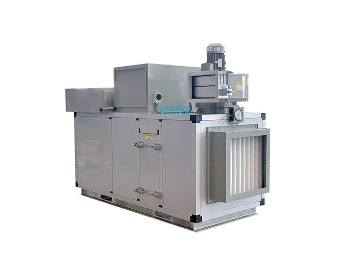 3000CMH Fully Automatic PLC Control Industrial Desiccant Rotor Dehumidifier with HMI