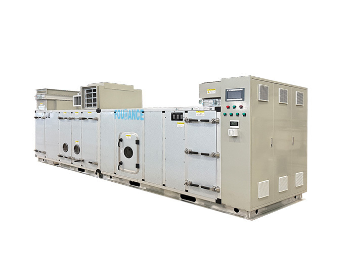 100% Fresh Air Treated Desiccant Wheel Dehumidifier with Supply Air T≤20C , RH≤20%